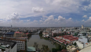 Panorama Can Tho im Mekong-Delta, Vietnam