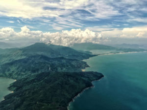 Der Hai-Van- oder Wolkenpass zwischen Hue und Danang.